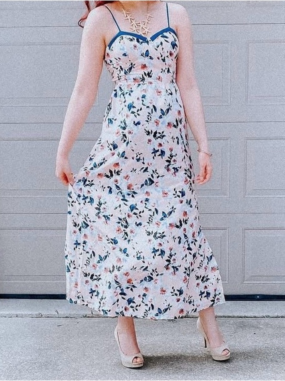 Band of Gypsies Floral Maxi Dress